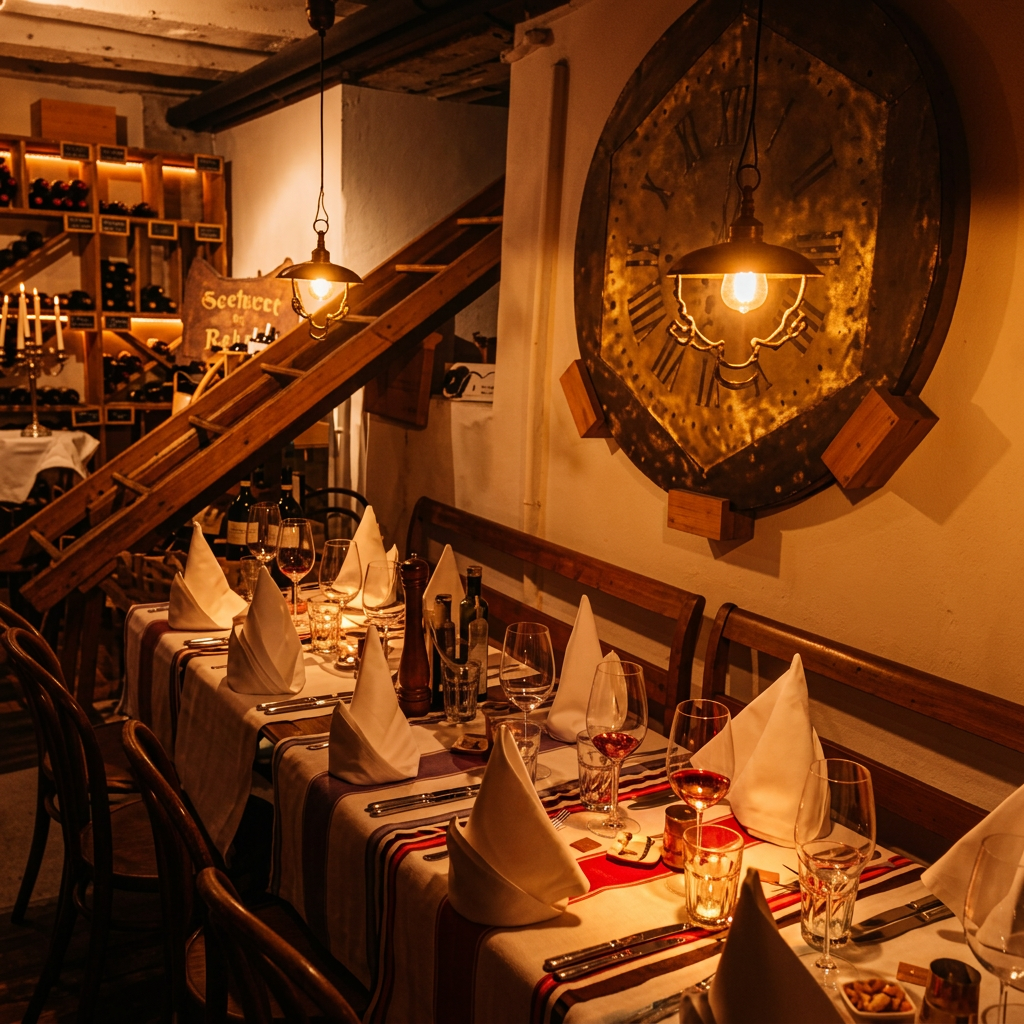 Privater Weinkeller im Restaurant Hirschberg